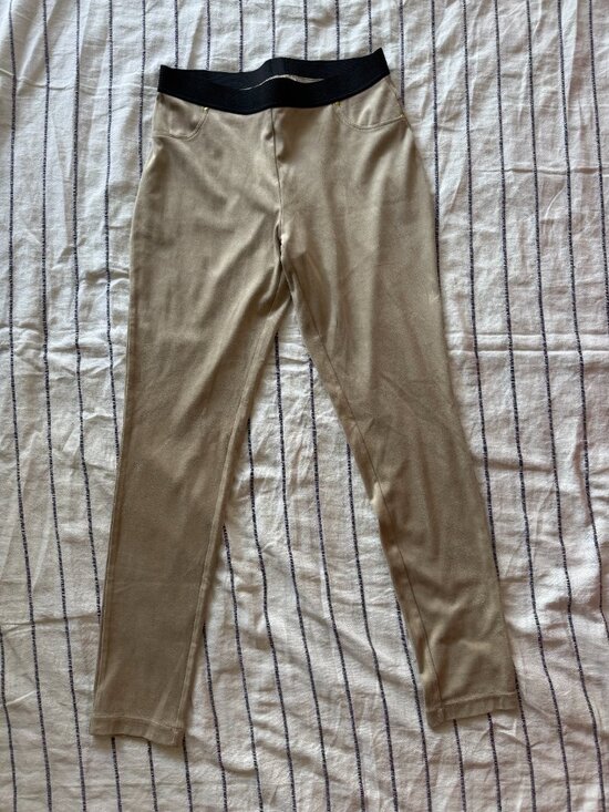 Calvin Klein Pants - Calvin Klein suede leggings